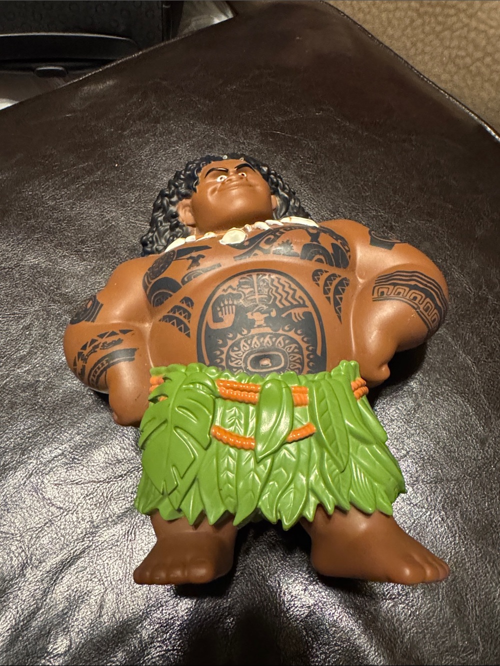 Disney Maui Figure — Brown Skin, Black Hair, Green Skirt